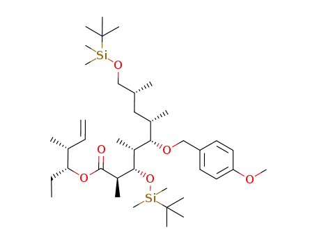 (1R,2R)-1-ethyl-2-methylbut-3-enyl (2R,3S,4R,5S,6S,8R)-3,9-di(tert-butyldimethylsilanyloxy)-5-(4-methoxybenzyloxy)-2,4,6,8-tetramethylnonanoate