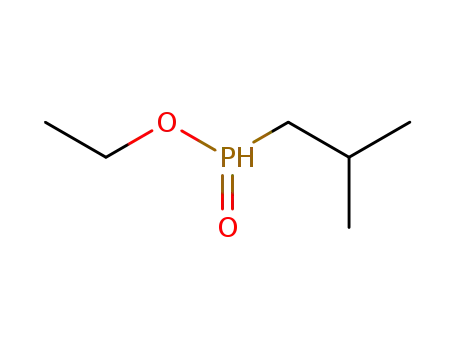 Molecular Structure of 16259-93-1 (Phosphinic acid, (2-methylpropyl)-, ethyl ester)