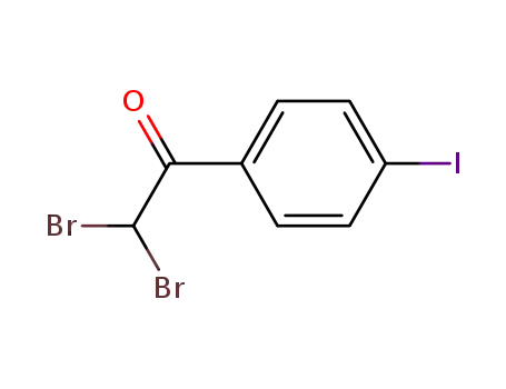 Molecular Structure of 556110-57-7 (2,2-DIBROMO-1-(4-IODOPHENYL)ETHANONE)