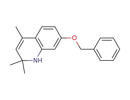 Molecular Structure of 503832-32-4 (Quinoline, 1,2-dihydro-2,2,4-trimethyl-7-(phenylmethoxy)-)