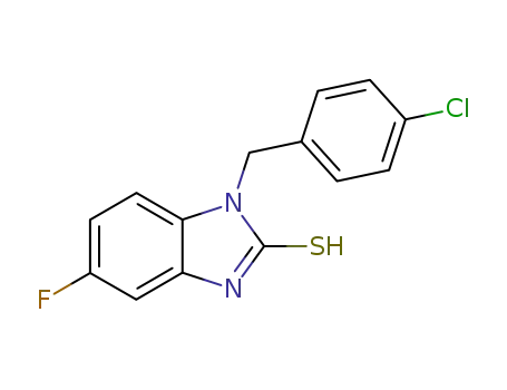 2H-Benzimidazole-2-thione,
1-[(4-chlorophenyl)methyl]-5-fluoro-1,3-dihydro-