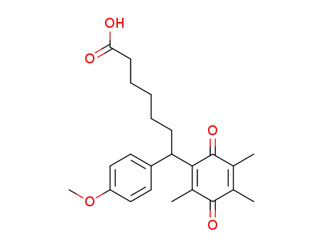 7-(4-Methoxyphenyl)-7-(3,5,6-trimethyl-1,4-benzoquinon-2-yl)-heptanoic acid