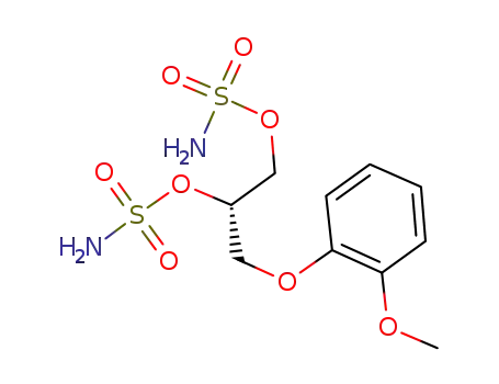 Sulfamic acid, 1-[(2-methoxyphenoxy)methyl]-1,2-ethanediyl ester, (S)-