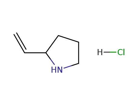 Molecular Structure of 125348-98-3 (2-vinylpyrrolidine hydrochloride)