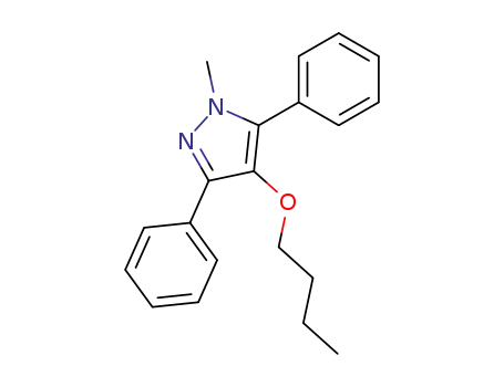 1H-Pyrazole, 4-butoxy-1-methyl-3,5-diphenyl-