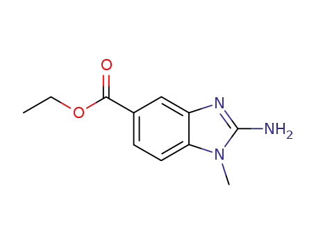 1H-BenziMidazole-5-carboxylic acid, 2-aMino-1-Methyl-, ethyl ester