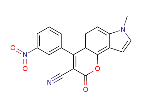 3-cyano-7-methyl-4-(3-nitrophenyl)-2-oxo-2H-pyrrolo[2,3-h]chromene