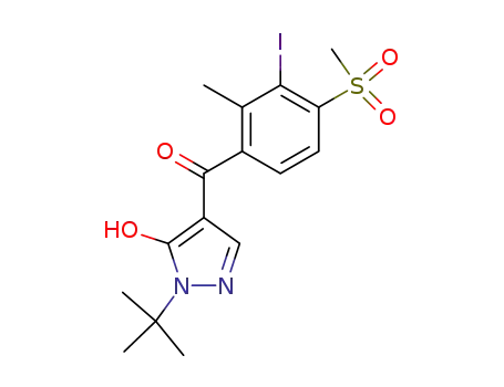 1-(1,1-dimethylethyl)-5-hydroxy-4-(3-iodo-2-methyl-4-methylsulfonylbenzoyl)pyrazole