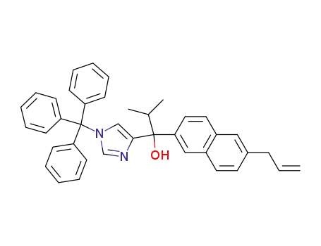 1-(6-Allylnaphthalen-2-yl)-2-methyl-1-(1-trityl-1H-imidazol-4-yl)-1-propanol