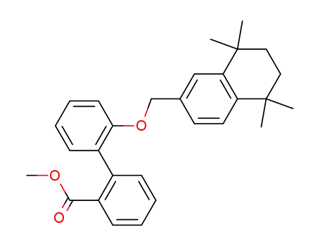 2-[5,6,7,8-tetrahydro-5,5,8,8-tetramethyl-2-naphthalenyl]methoxy-[1,1'-biphenyl]-2'-carboxylic acid, methyl ester