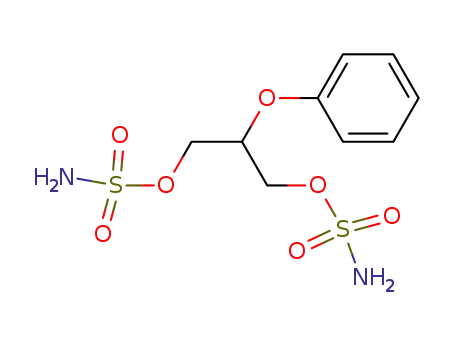 Molecular Structure of 136166-33-1 (Sulfamic acid, 2-phenoxy-1,3-propanediyl ester)