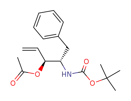 (3S,4S)-N-[(tert-Butyloxy)carbonyl]-4-amino-3-acetoxy-5-phenylpentene