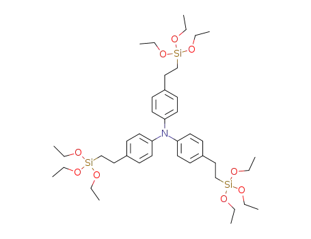 Benzenamine,
4-[2-(triethoxysilyl)ethyl]-N,N-bis[4-[2-(triethoxysilyl)ethyl]phenyl]-