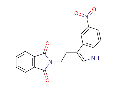 1H-Isoindole-1,3(2H)-dione, 2-[2-(5-nitro-1H-indol-3-yl)ethyl]-