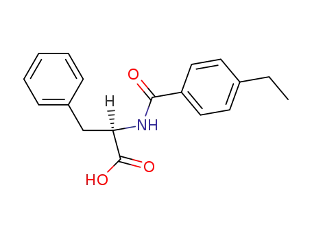 N-(4-에틸벤조일)페닐알라닌