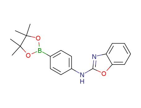 2-Benzoxazolamine,
N-[4-(4,4,5,5-tetramethyl-1,3,2-dioxaborolan-2-yl)phenyl]-