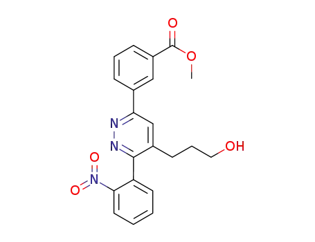 Benzoic acid, 3-[5-(3-hydroxypropyl)-6-(2-nitrophenyl)-3-pyridazinyl]-,
methyl ester