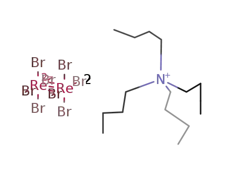 Molecular Structure of 14049-60-6 (tetra-n-butylammonium octabromodirhenate(III))