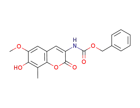 benzyl 7-hydroxy-6-methoxy-8-methyl-2-oxo-2H-chromen-3-ylcarbamate