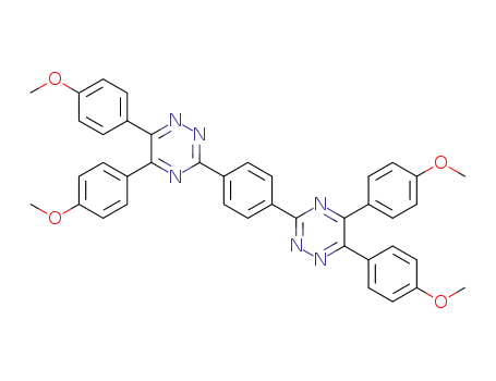 1,4-bis[5,6-(4,4'-dimethoxy)-diphenyl-1,2,4-triazin-3-yl]benzene