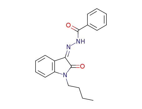 N'-[(3Z)-1-(1-butyl)-2-oxo-1,2-dihydro-3H-indol-3-ylidene]benzohydrazide