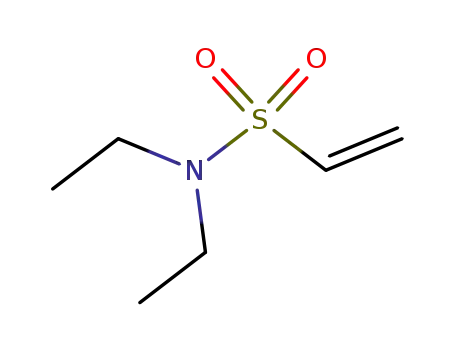 Molecular Structure of 7700-08-5 (Ethenesulfonamide, N,N-diethyl-)