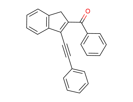 phenyl-(3-phenylethynyl-1H-inden-2-yl)-methanone