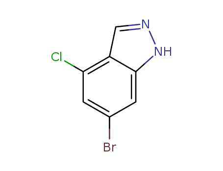 1H-Indazole, 6-bromo-4-chloro-