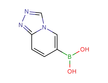 Molecular Structure of 1588769-41-8 ([1,2,4]triazolo[4,3-a]pyridin-6-ylboronic acid)
