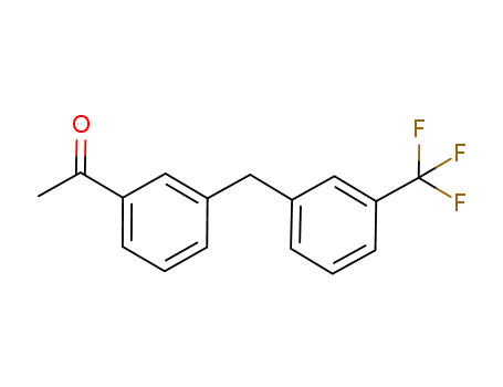 1-{3-[3-(trifluoromethyl)benzyl]phenyl}ethanone