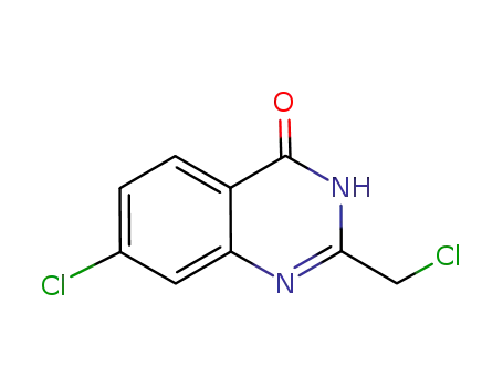 Molecular Structure of 730951-40-3 (7-Chloro-2-chloroMethyl-1H-quinazolin-4-one)