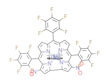 3,17-dinitro-5,10,15-tris-(pentafluorophenyl)corrolato gallium(III)(bis-pyridine)