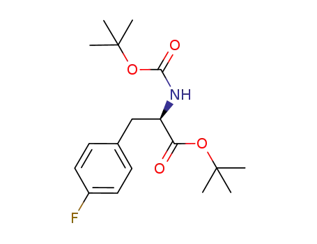 tert-butyl (R)-2-tert-butoxycarbonylamino-3-(4-fluorophenyl)propanoate