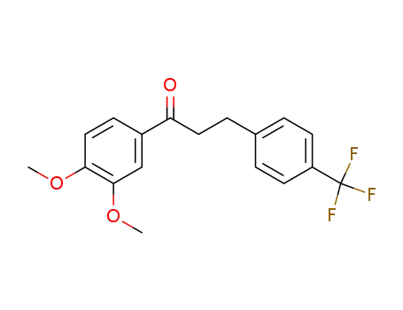 1-(3,4-dimethoxy-phenyl)-3-(4-trifluoromethyl-phenyl)-propan-1-one
