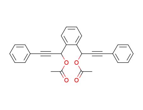 acetic acid 1-[2-(1-acetoxy-3-phenyl-prop-2-ynyl)-phenyl]-3-phenyl-prop-2-ynyl ester