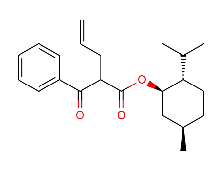 (1R,2S,5R)-2-isopropyl-5-methylcyclohexyl 2-benzoylpent-4-enoate