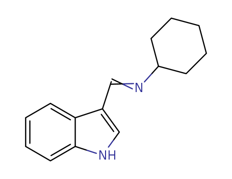 Cyclohexanamine,N-(1H-indol-3-ylmethylene)-