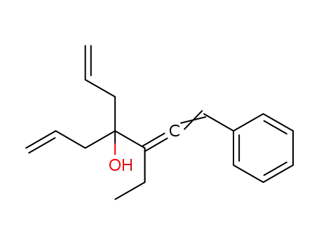 4-allyl-3-ethyl-1-phenyl-1,2,6-heptatrien-4-ol