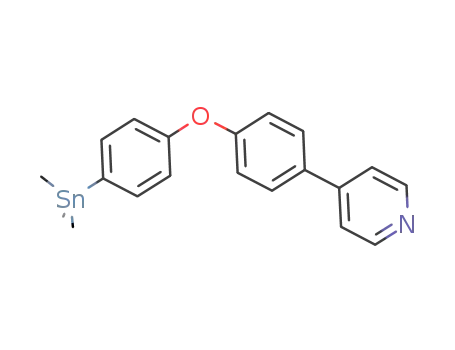 4-[4-(4-trimethylstannylphenoxy)phenyl]pyridine