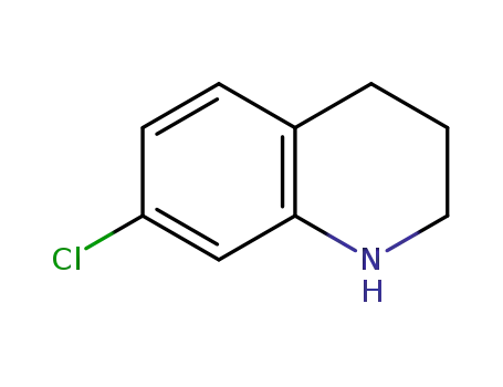 Molecular Structure of 90562-35-9 (7-Chloro-1,2,3,4-tetrahydroquinoline)