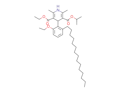 3,5-Pyridinedicarboxylic acid,
4-(2-ethoxy-6-pentadecylphenyl)-1,4-dihydro-2,6-dimethyl-, ethyl
1-methylethyl ester