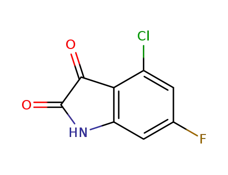 4-chloro-6-fluoroindoline-2,3-dione