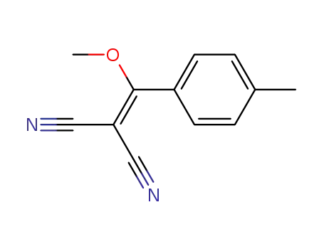 Molecular Structure of 58791-95-0 (METHOXY(4-METHYLPHENYL)METHYLENE]PROPANEDINITRILE)