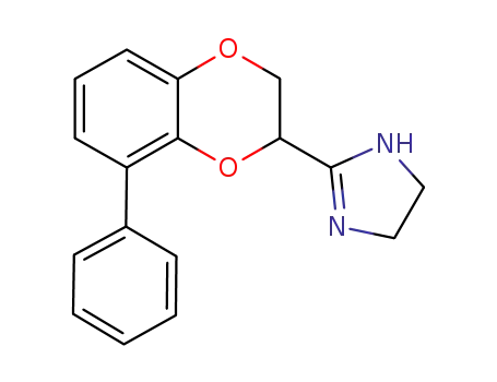 2-(8-phenyl-2,3-dihydrobenzo[1,4]dioxin-2-yl)-4,5-dihydro-1H-imidazole