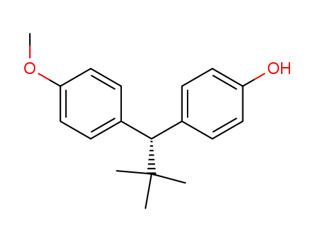 (S)-(+)-p-<2,2-dimethyl-1-(p-methoxyphenyl)propyl>phenol