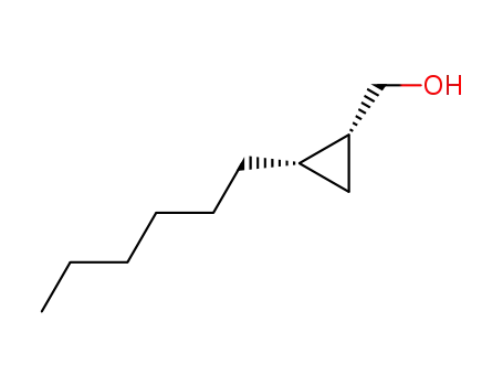 Molecular Structure of 252009-90-8 (Cyclopropanemethanol, 2-hexyl-, (1R,2S)-)