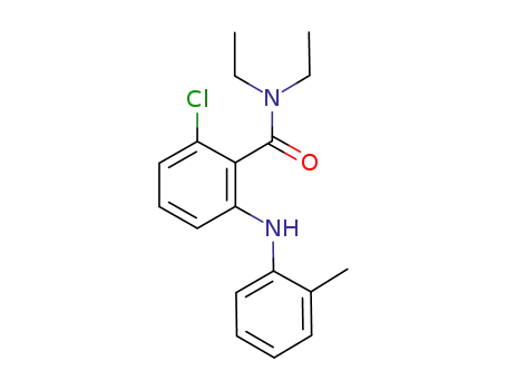 N,N-diethyl-2-chloro-6-(2-toluidino)benzamide