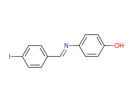 Molecular Structure of 3230-41-9 (4-{[(1E)-(4-iodophenyl)methylene]amino}phenol)