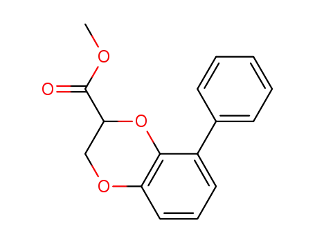 8-phenyl-2,3-dihydrobenzo[1,4]dioxine-2-carboxylic acid methyl ester