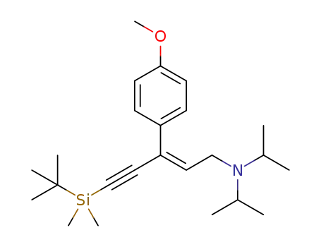(E)-[5-(tert-butyldimethylsilyl)-3-(4-methoxylphenyl)-2-penten-4-ynyl]diisopropylamine